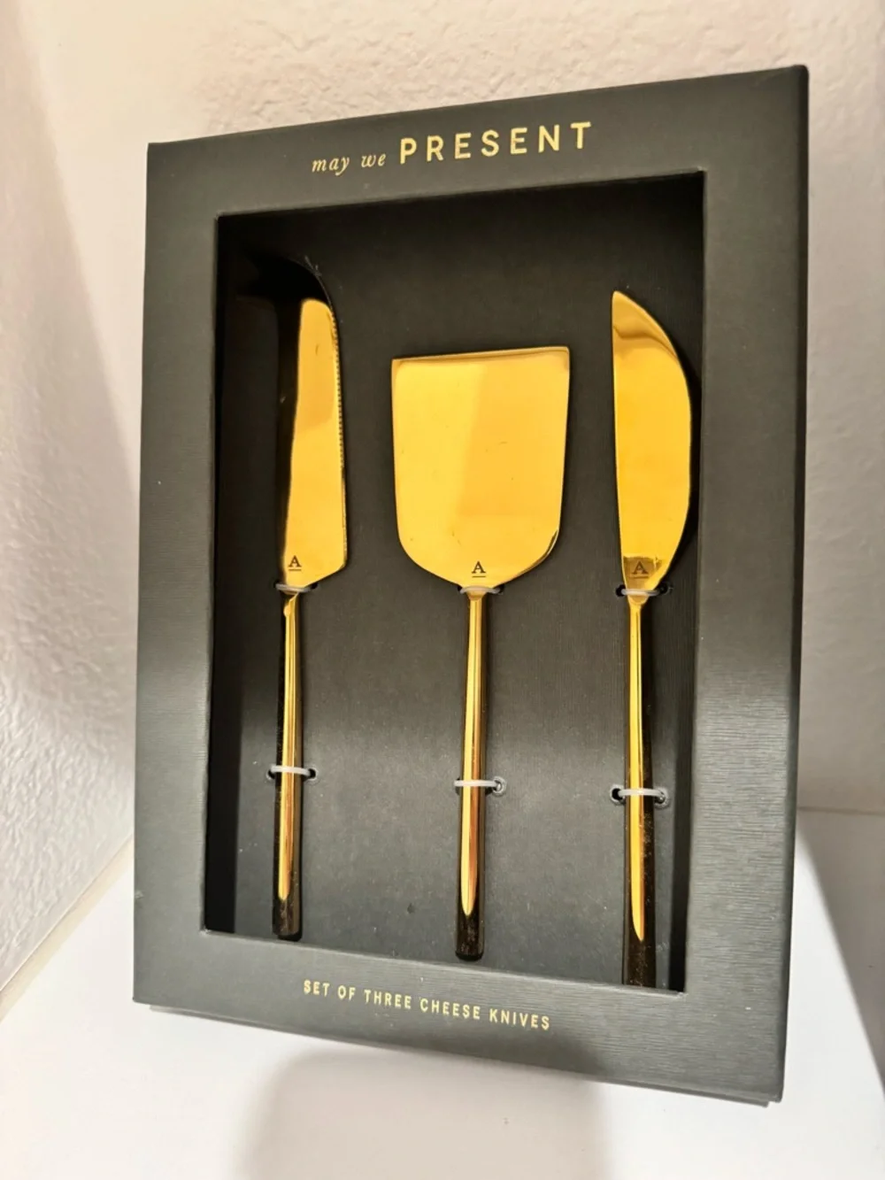 Anthropologie Gold and Silver Long-Handled Serving Spoons‎